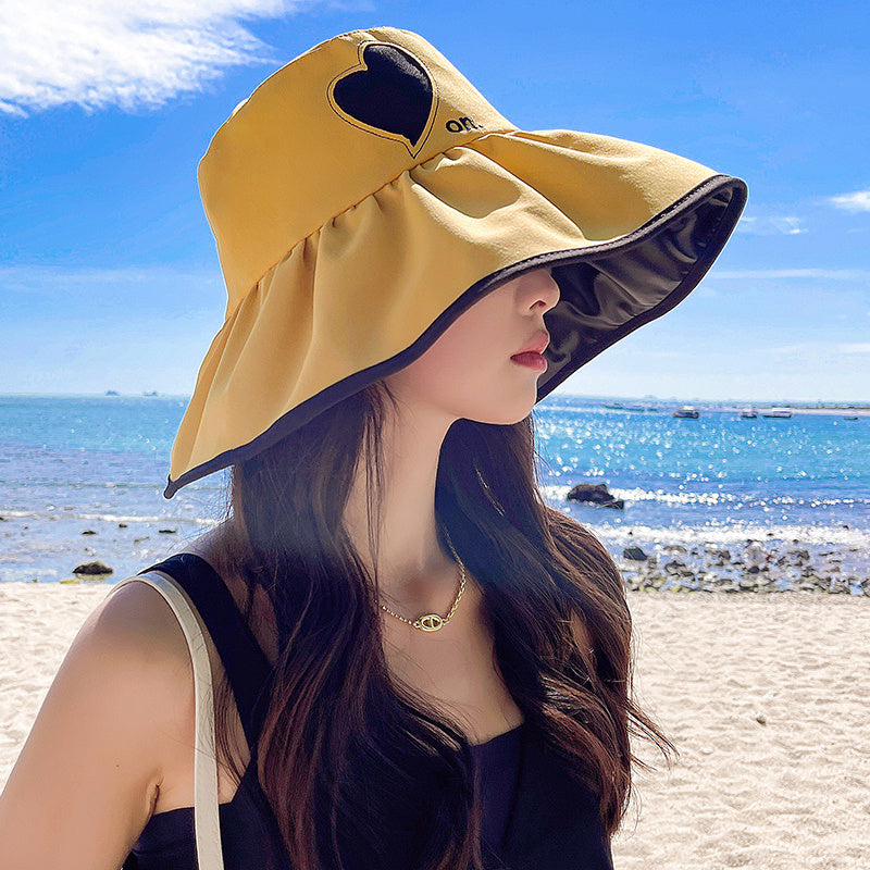 Chapeau de plage femme