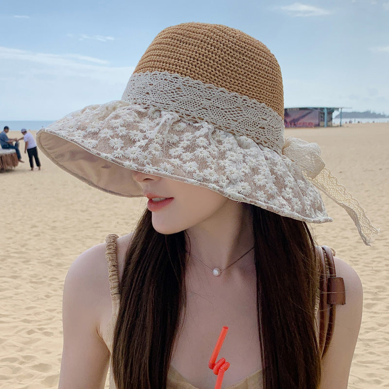 Chapeau de pêcheur en dentelle,