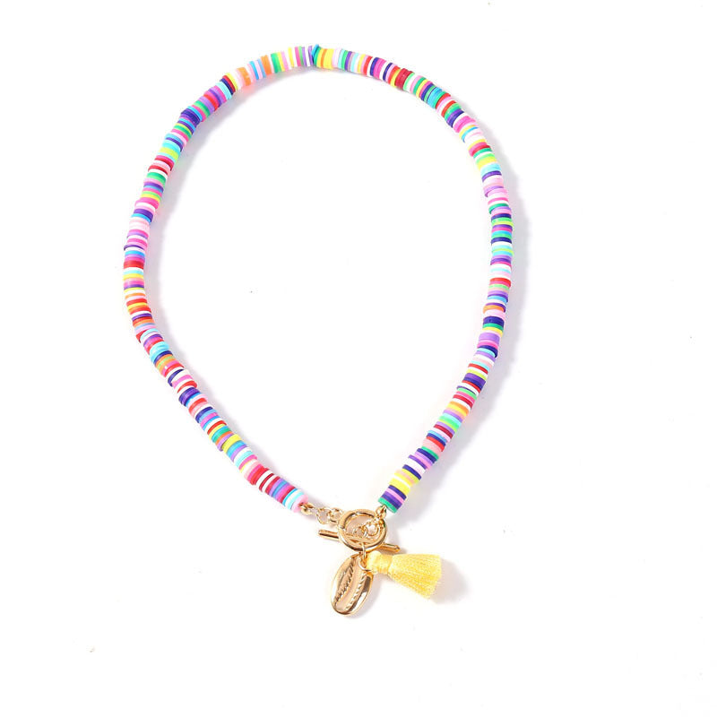 Collier coquillage bohème