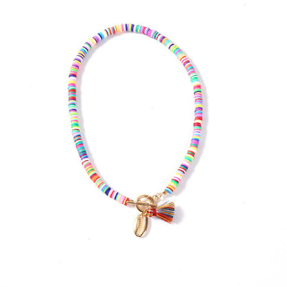 Collier coquillage bohème