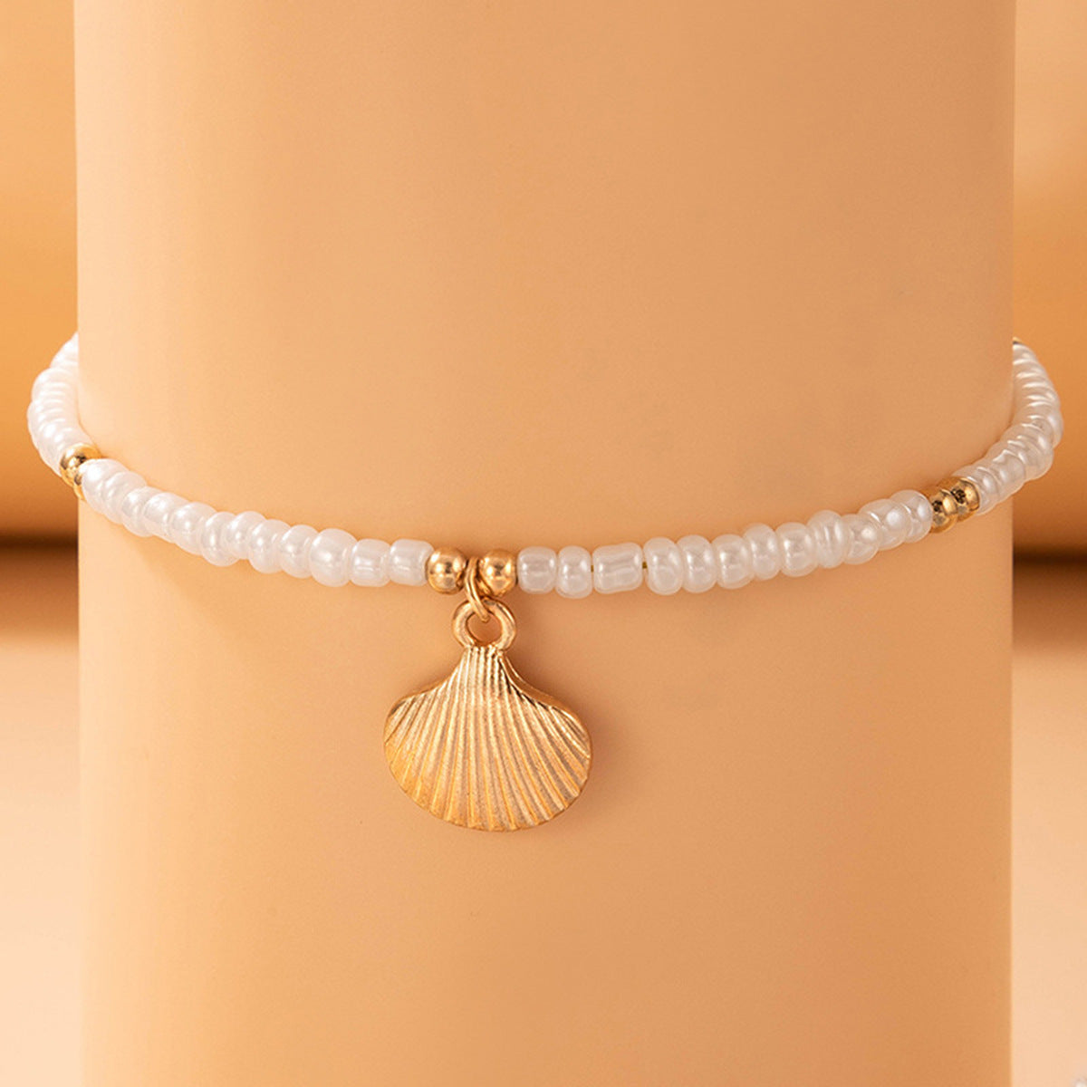 Bracelet de cheville coquillage