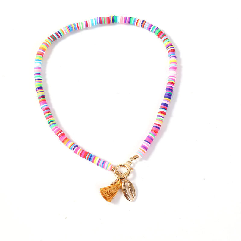 Collier coquillage bohème
