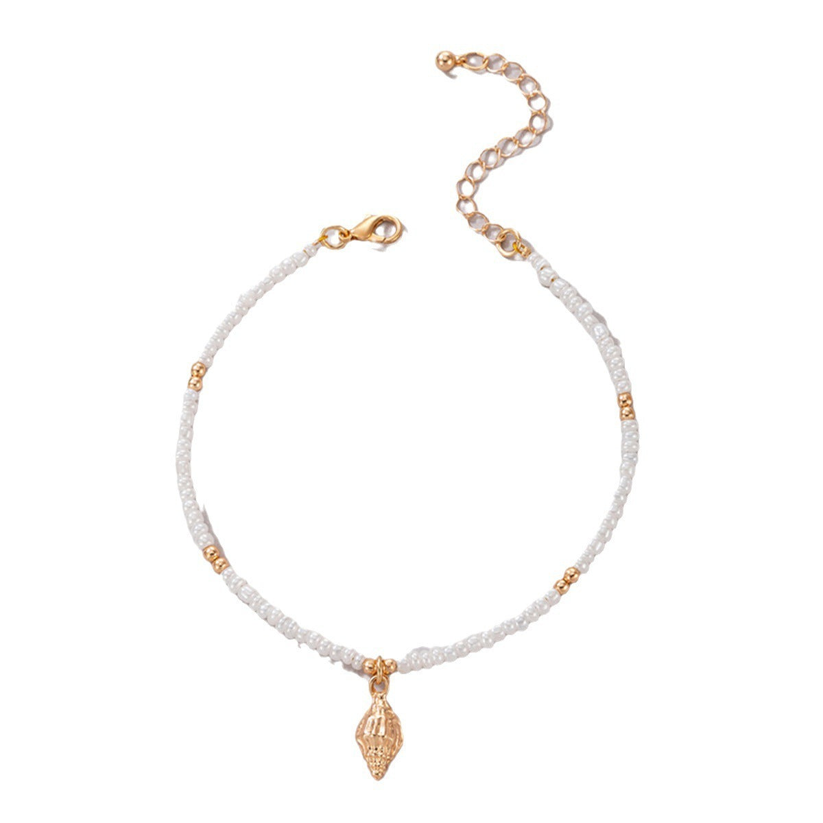Bracelet de cheville coquillage