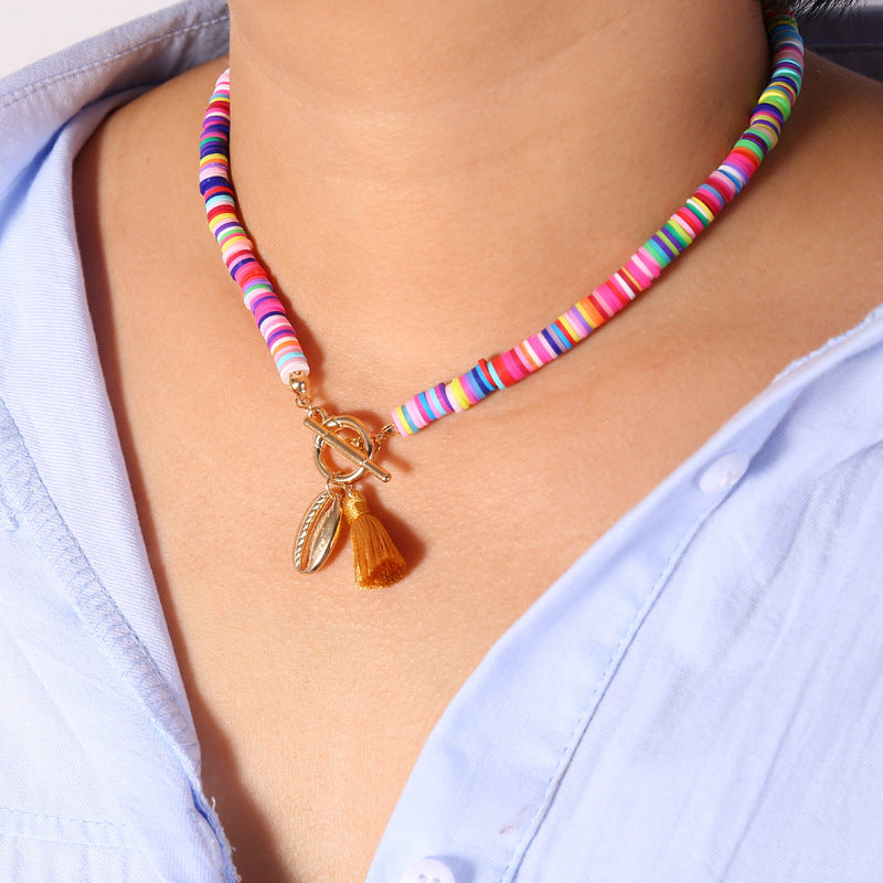 Collier coquillage bohème