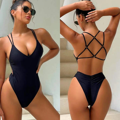 Maillot de bain 1 pièce dos nu