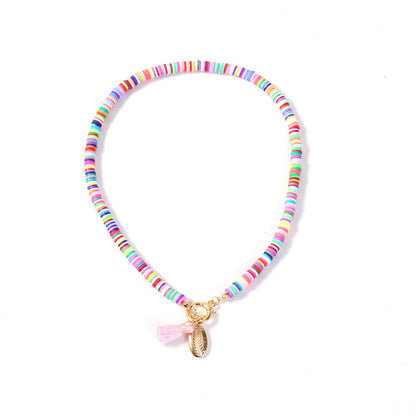 Collier coquillage bohème