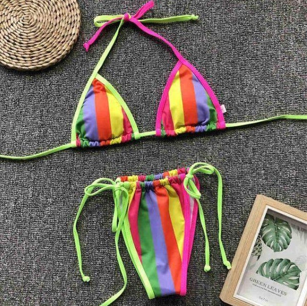 Bikini couleur fluorescent 