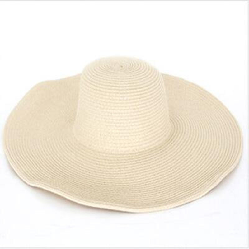 Chapeau femme été style coréen en paille