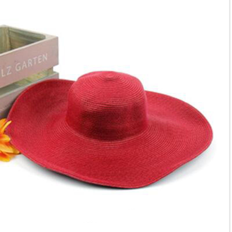 Chapeau femme été style coréen en paille