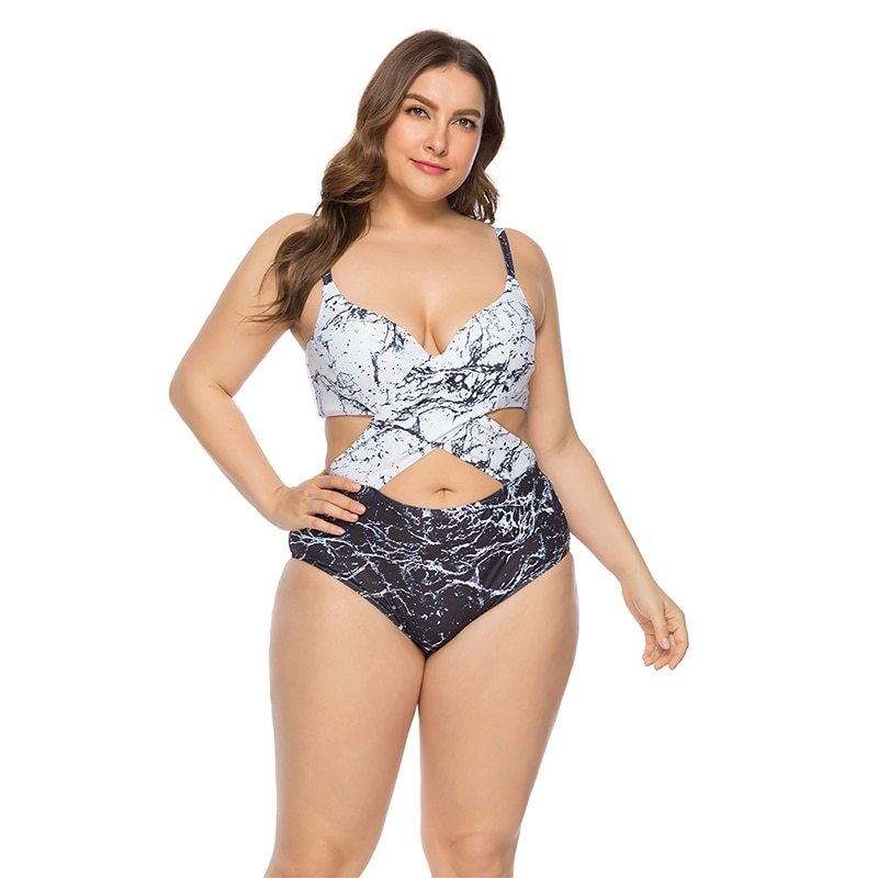 Maillot de bain 1 pièce asymétrique