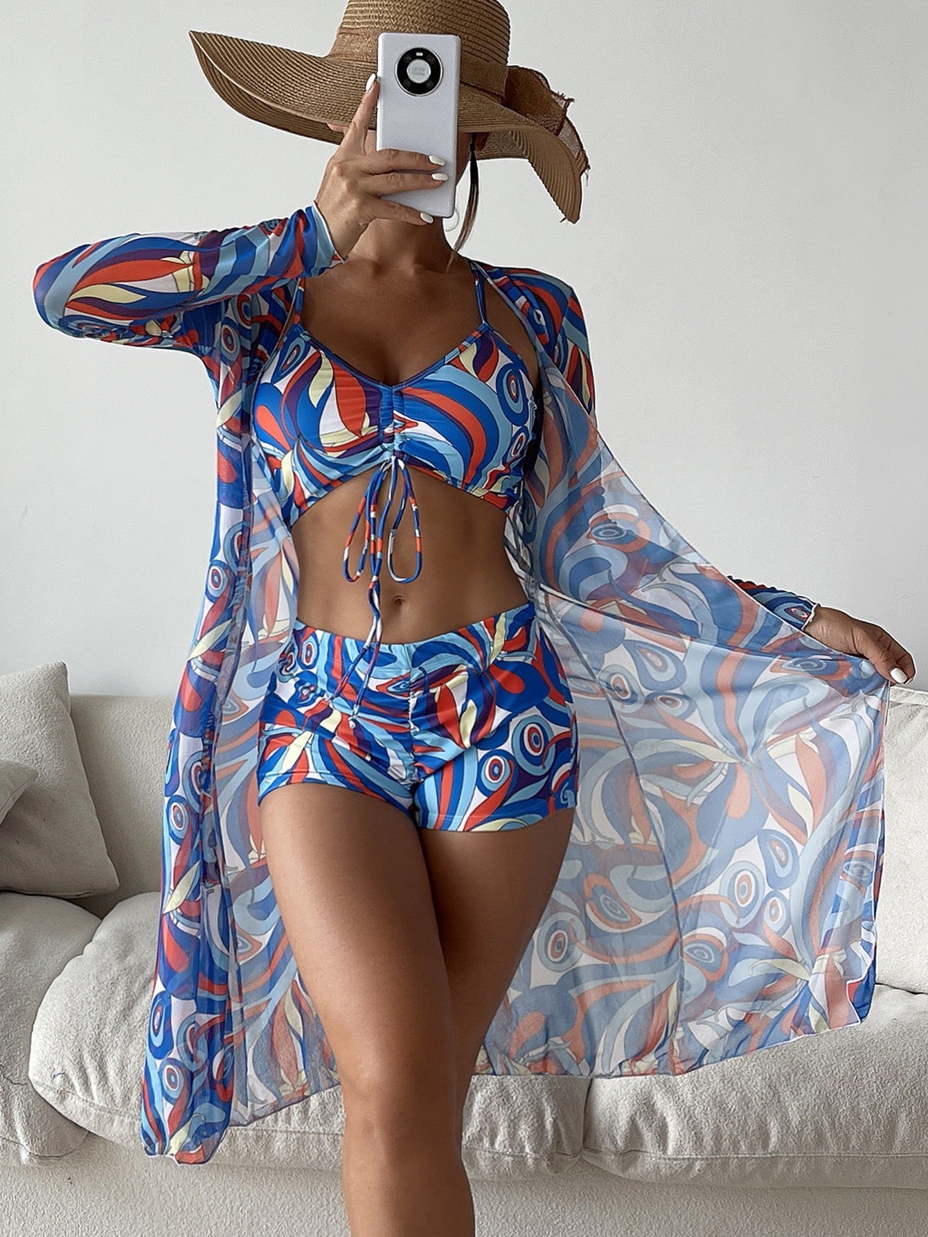 Maillot short de bain 2 pièces