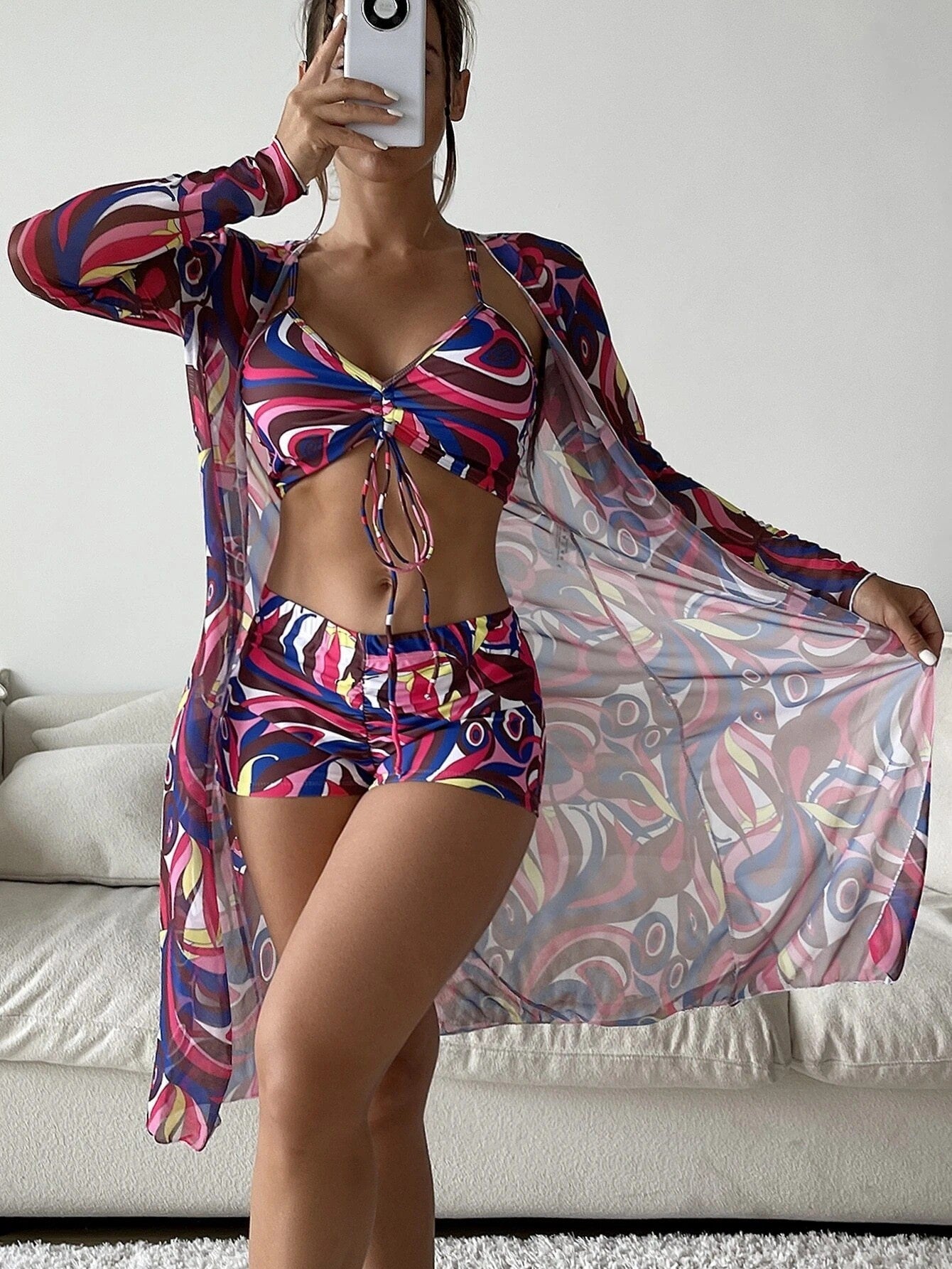 Maillot short de bain 2 pièces