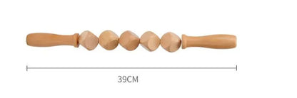 Rouleau de massage en bois anti-cellulite