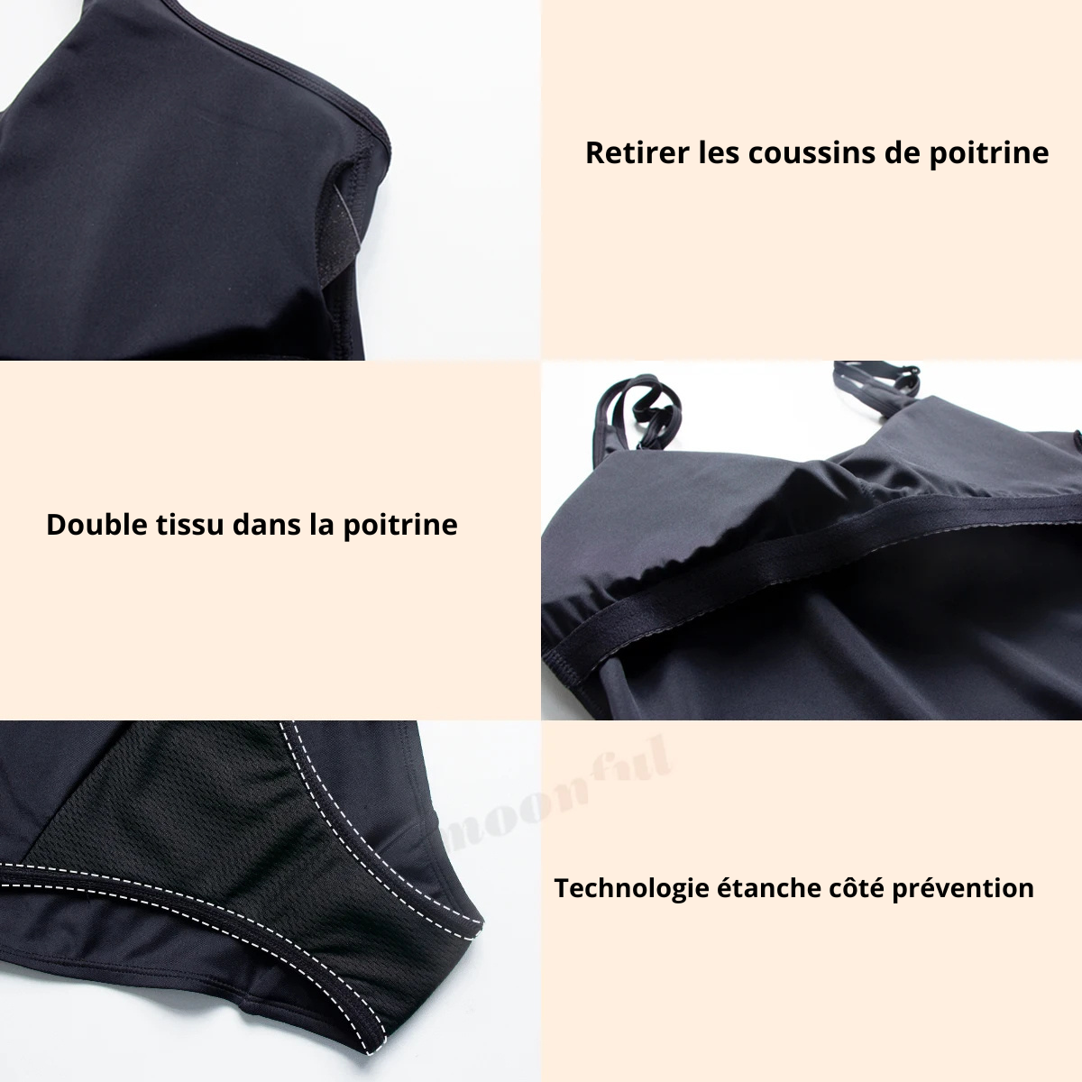 Maillot de bain menstruel 1 pièce